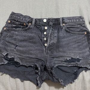 Denim Forum Ex-boyfriend Black Shorts